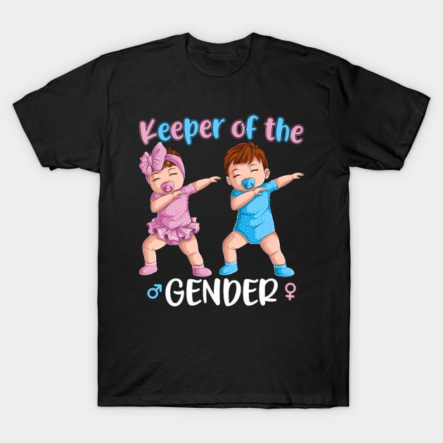 Keeper Of The Gender Reveal Party Baby Announcement Women T-Shirt by Eduardo